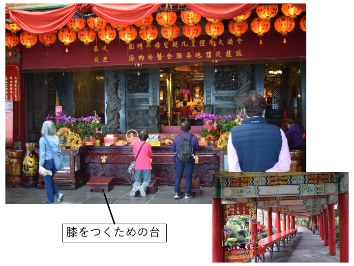 指南宮の二つ目の建物の中の様子