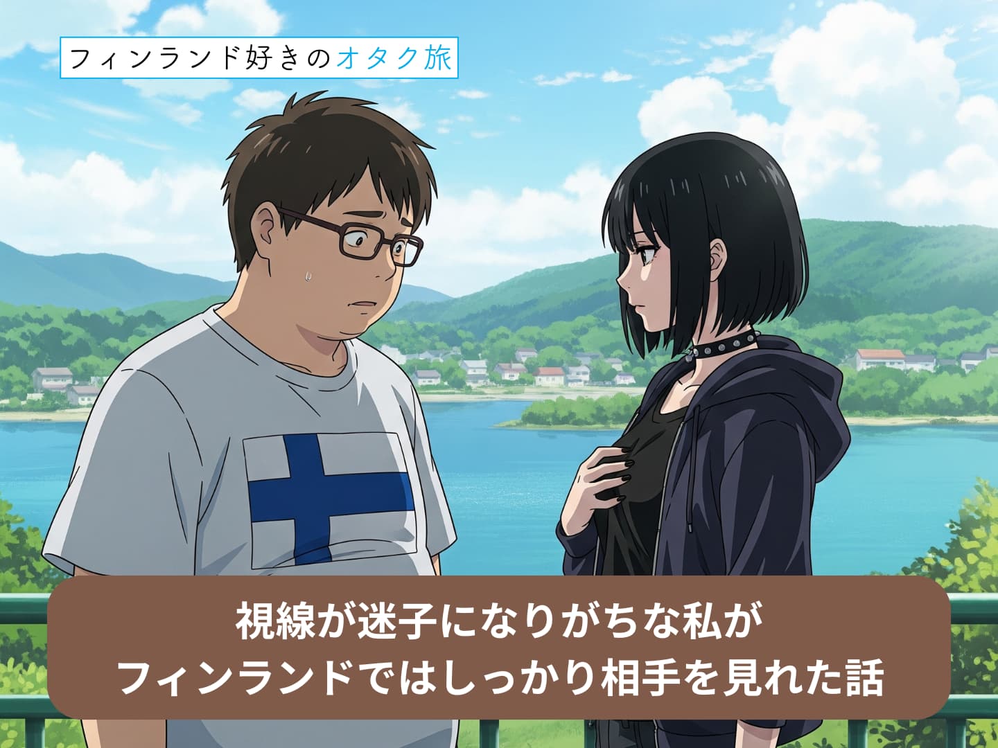 視線が迷子になりがちな私がフィンランドではしっかり相手を見れた話