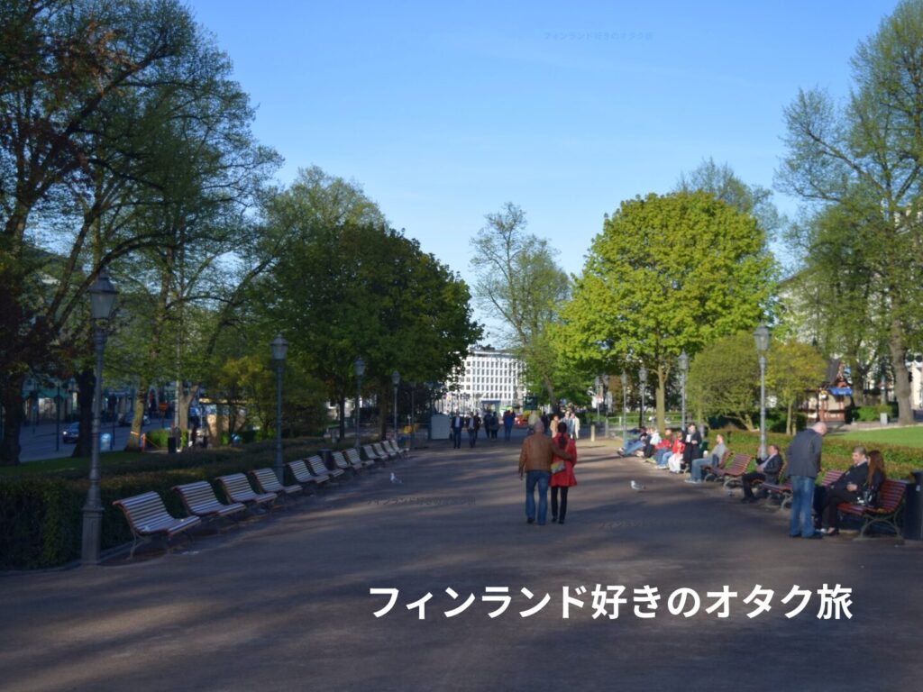 ヘルシンキのエスプラナーリ公園