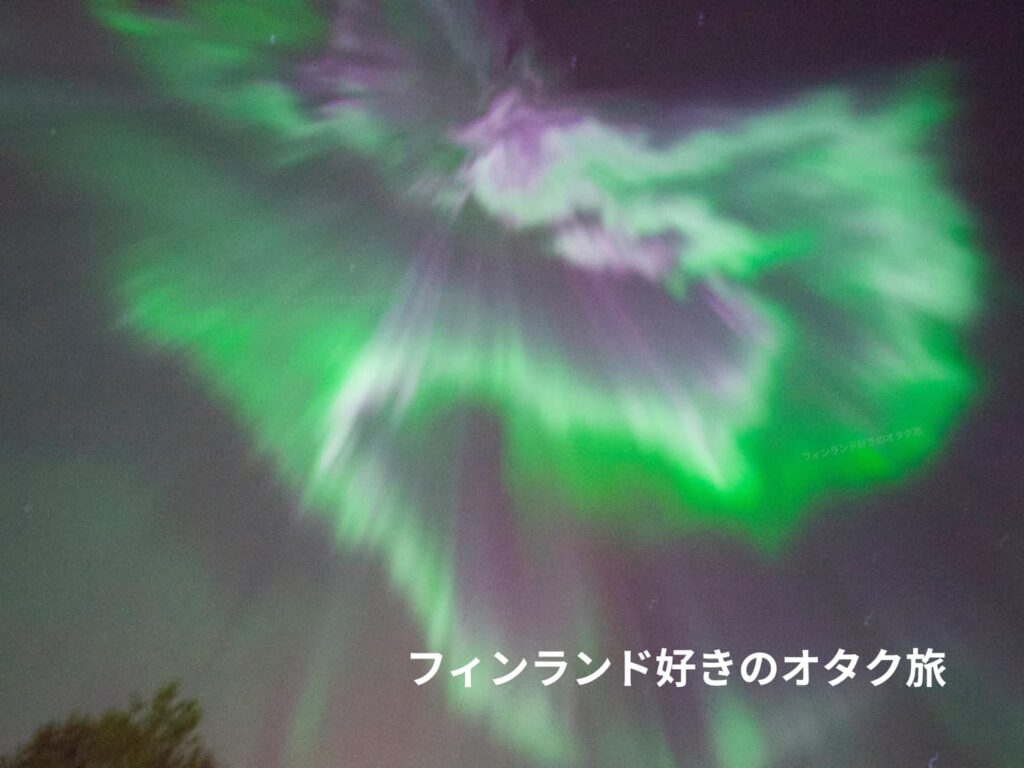 Nikon D5300で撮影。設定はF値3.5×露光時間1/2秒×ISO12800。手持ちなので、ブレあり。