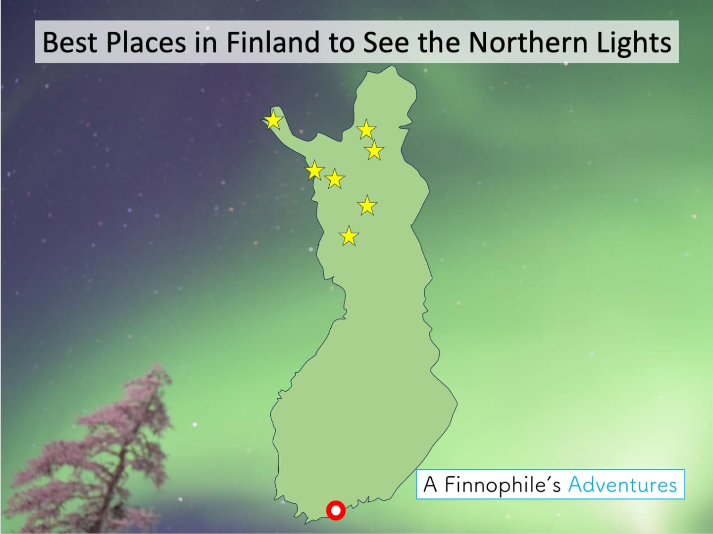 Best places to see the northern lights in Finland cover